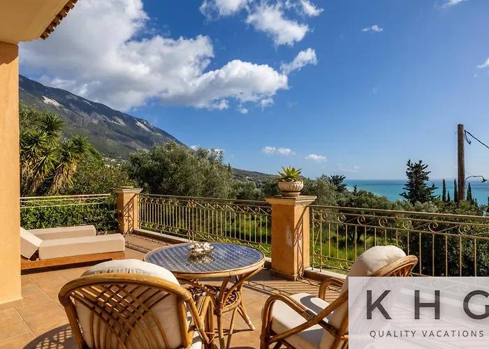 Alafona Sea View Maisonette In Village Vlachata